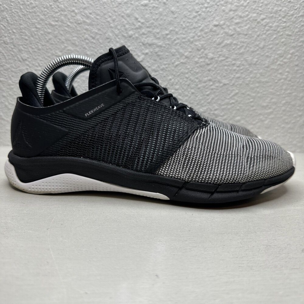 Reebok Womens Fast Flexweave Gray Walking Lace Up Shoes Women’s Size 9